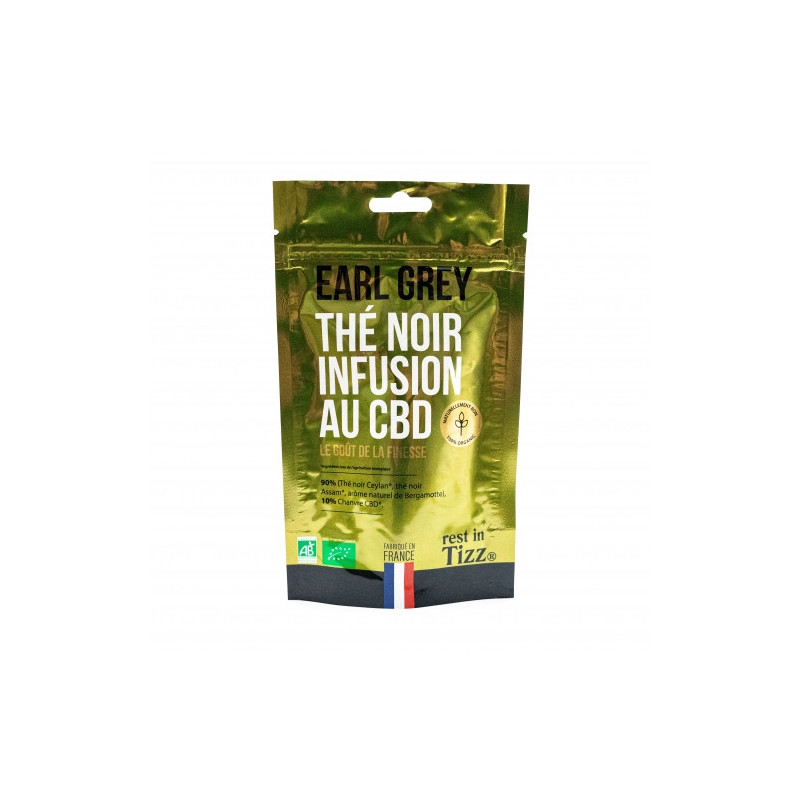 THÉ NOIR EARL GREY BIO INFUSION AU CBD 50GR