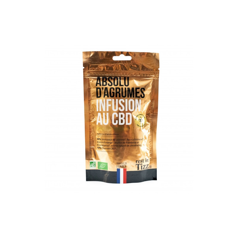 INFUSION BIO AU CBD ABSOLU D'AGRUMES 50GR